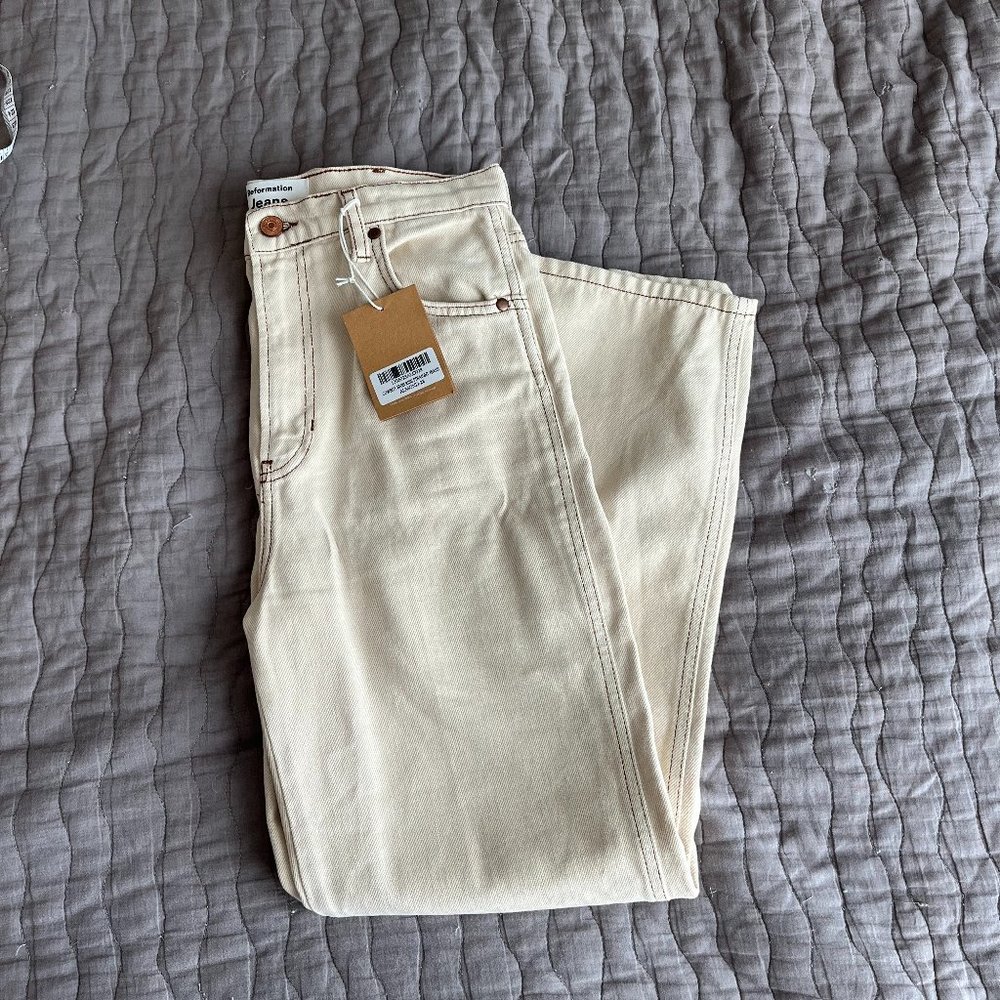 Reformation Cowboy High Rise Straight Jeans